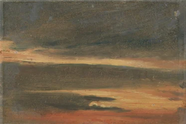 Wolken bei Sonnenuntergang